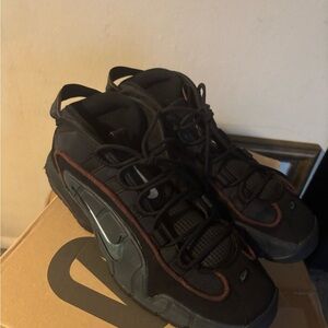 Nike Black and Red Sneakers